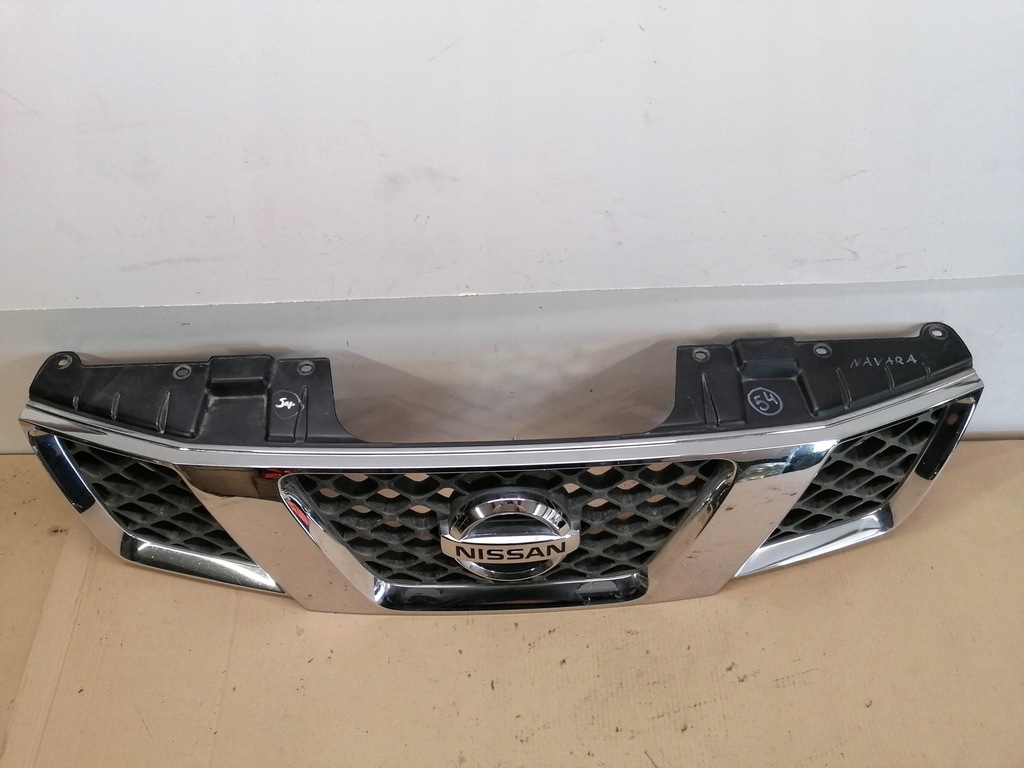 фото №5, Решётка радиатора бампера хром nissan navara iii d40 05-10