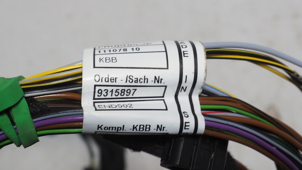 фото №8, Bmw 3 f30 f31 4 f32 f33 жгут набор ремонтный трубопровод задняя 9315897