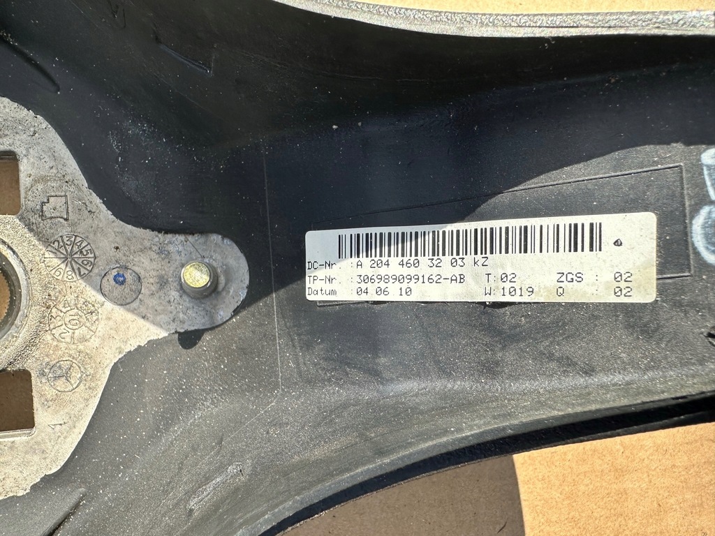 фото №6, Повітропровід шкіряний amg mercedes w204, glk