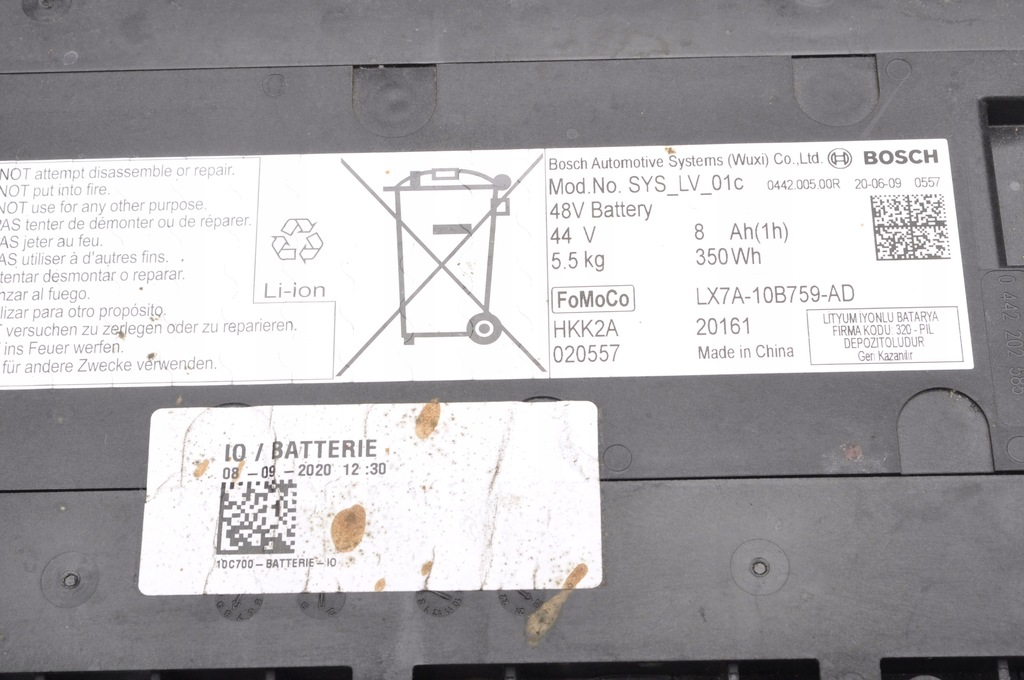 фото №11, Ford focus mk4 puma ii mk2 fiesta mk8 аккумулятор аккумулятор lx7a-10b759-ad