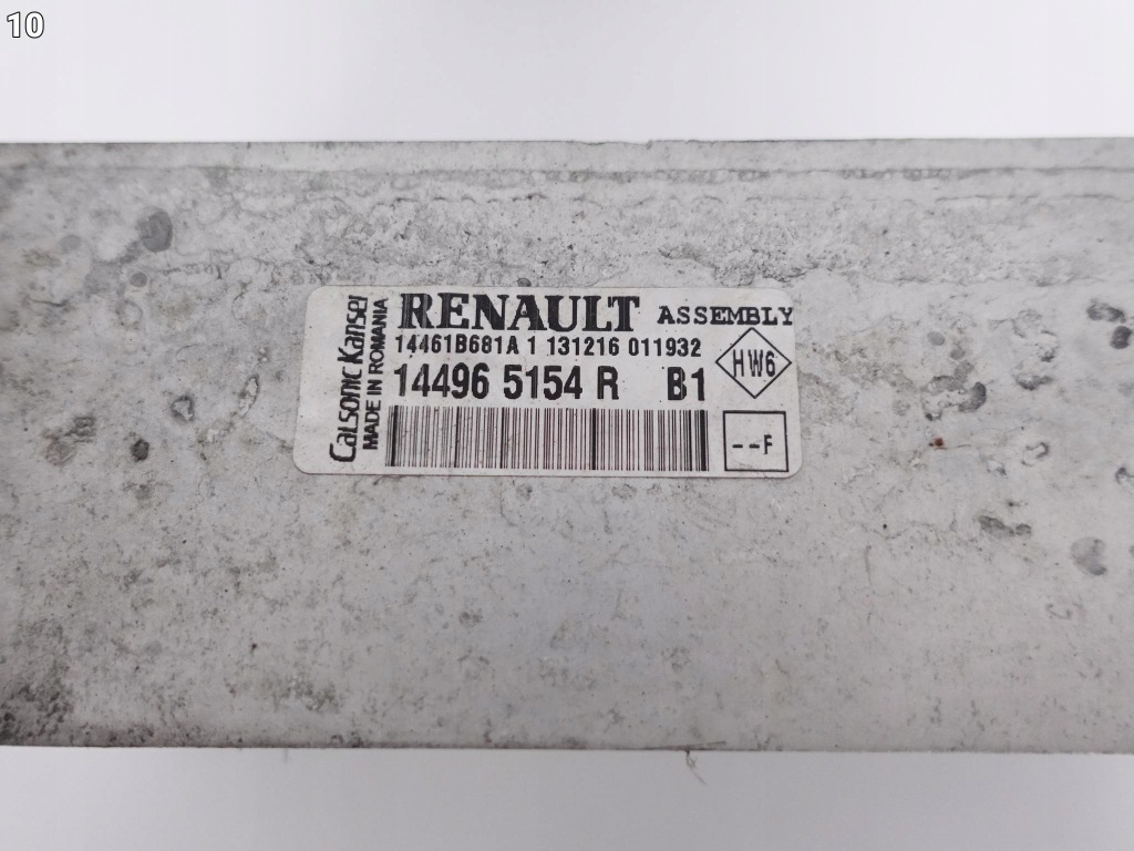 Renault clio iv captur dacia 12-20 интеркулер Доставка