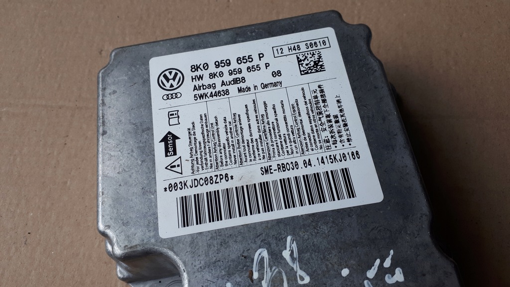 фото №5, S4 b8 lift датчик модуль подушка безопасности 8k0959655p a4 b8 s5