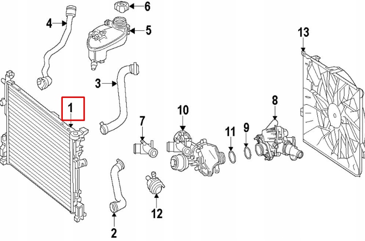 фото №7, Mercedes benz gla x156 двигатель water cooling радиатор a2465001403