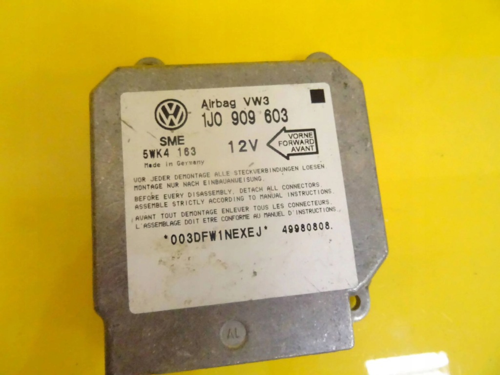 фото №1, Модуль датчик подушка безопасности seat ibiza ii 1j0909603 nr2036
