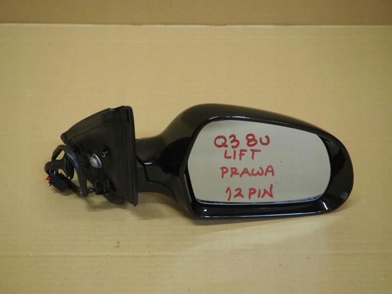 фото №1, Зеркало 12 pin правый перед audi q3 8u lift
