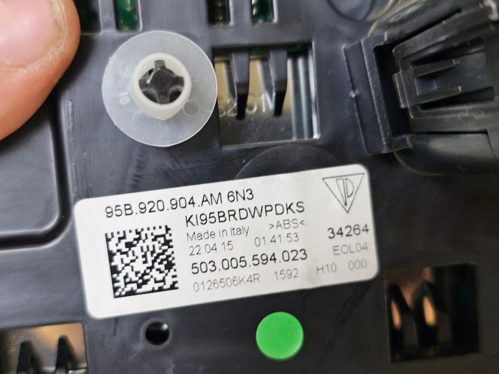 фото №7, Счетчик приборная панель приборы дисплей porsche macan 95b920904am