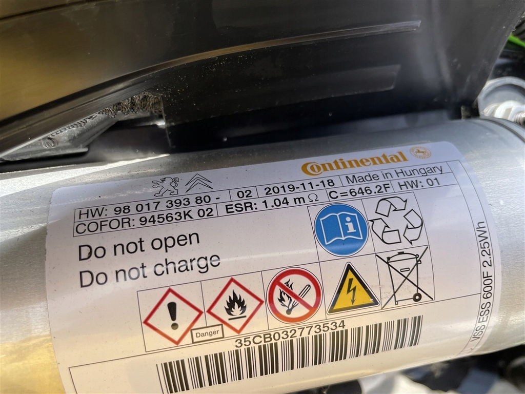 фото №9, Модуль блок управления запуск стоп 2.0 bluehdi citroen c4 picasso 2 ii spacetourer