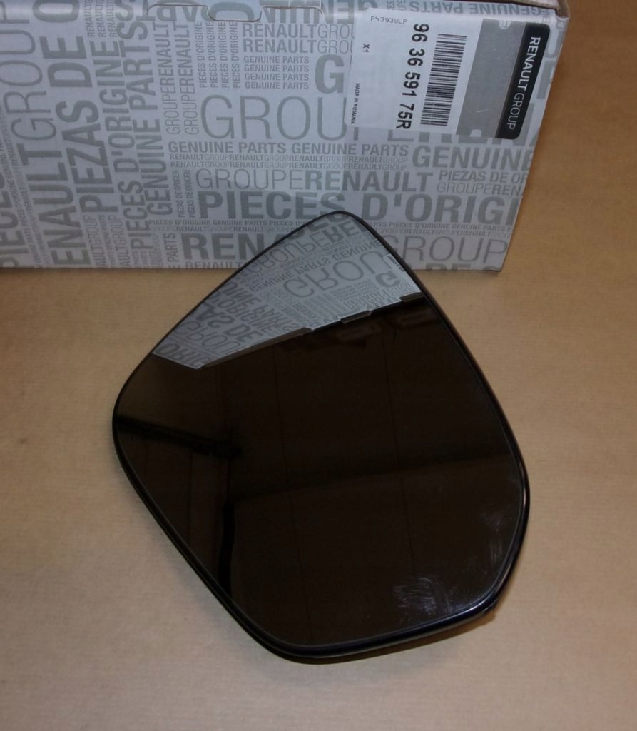 фото №1, Скло дзеркало праве 963659175r оригінальний номер dacia renault duster ii