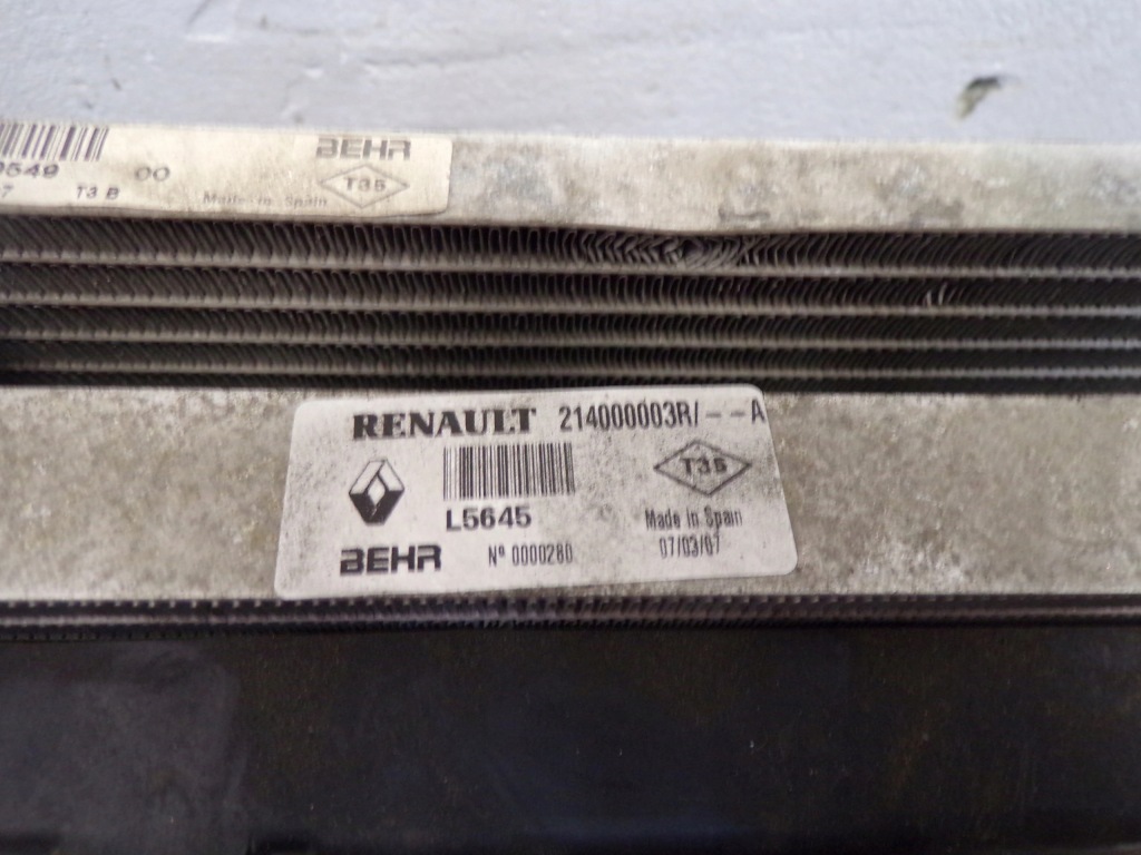 фото №4, Радиатор комплект renault laguna iii 3 1.5dci org