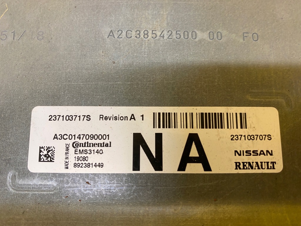 фото №3, Новий бортовий комп'ютер блок керування двигуна renault clio v 1.0 tce