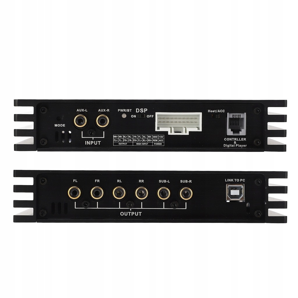 фото №5, Автомобільний підсилювач dsp 6-kanałowy універсальний система аудіо hifi na