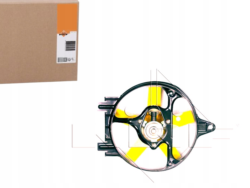 фото №1, Nrf 47454 вентилятор, охлаждение двигателя