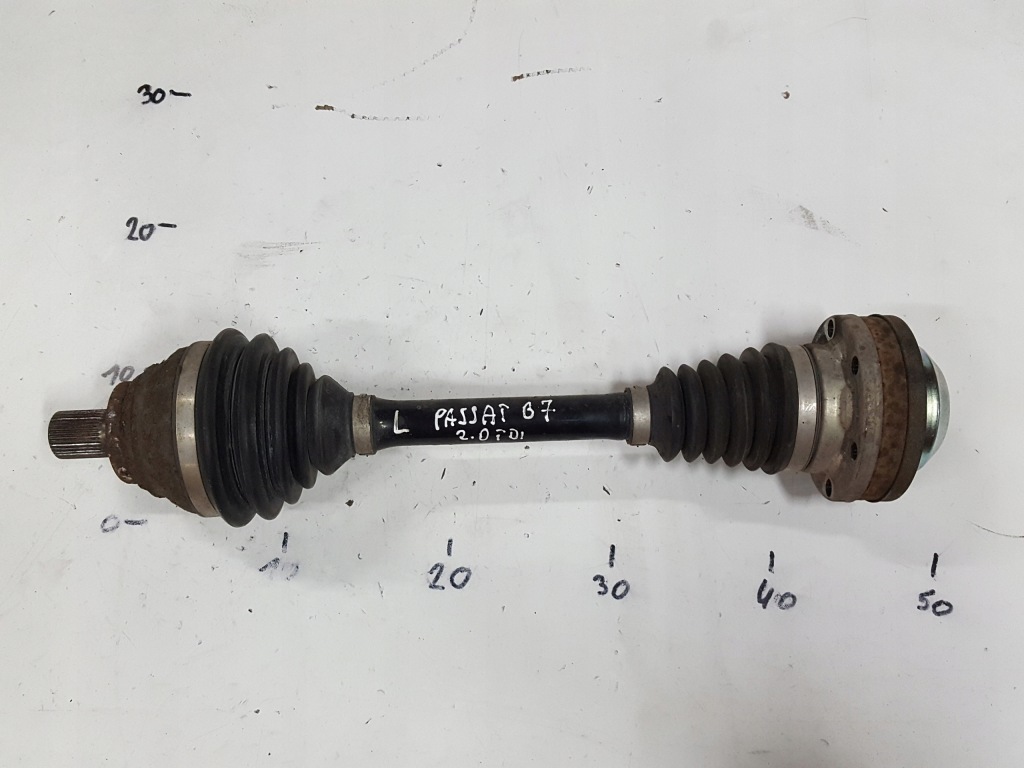 фото №1, Vw passat b7 10-14r 2.0 tdi cff привідний вал ліва механічна коробка передач