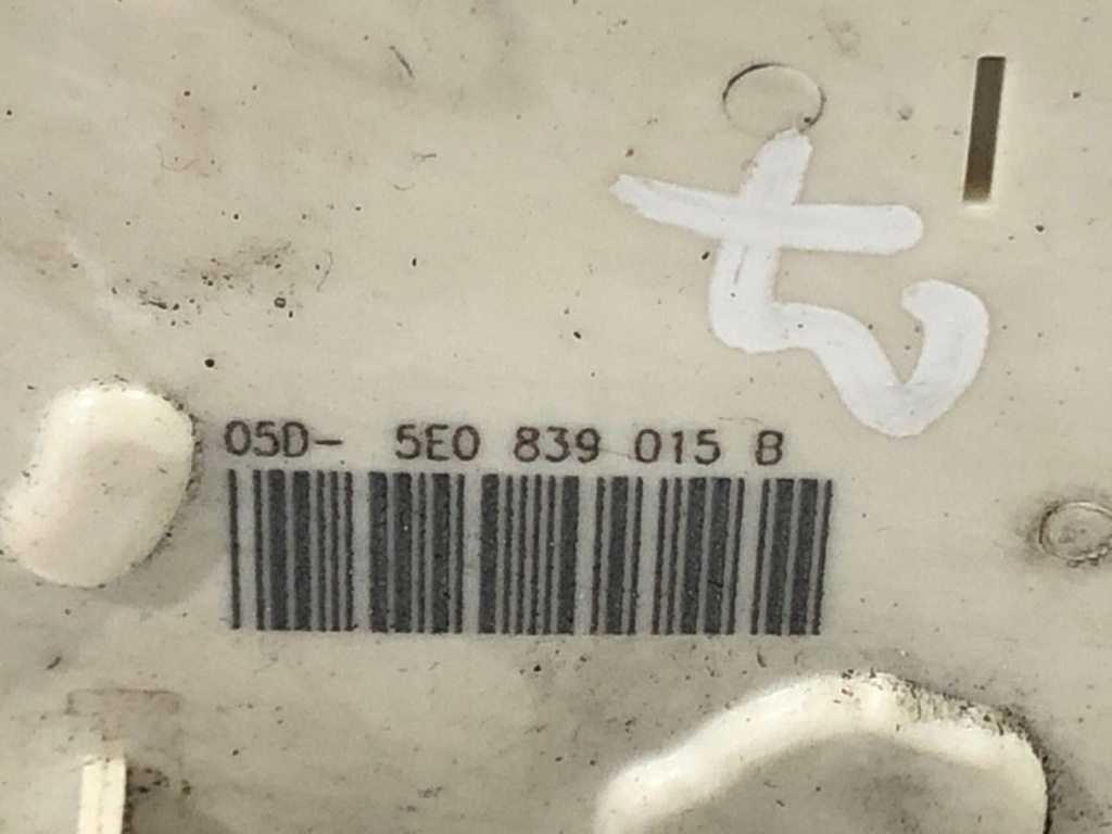 фото №3, Замок двері лівий задня skoda rapid хетчбек 5e0839015b