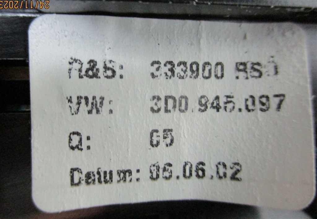 фото №5, Полиця задня шторка електрична світло стоп vw phaeton 3d 02-10 3d0945135