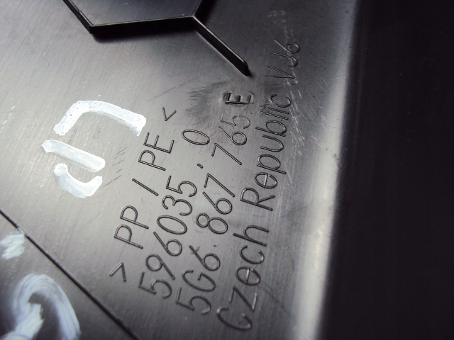 фото №6, Обшивка подкрылок задняя vw golf vii 2012-