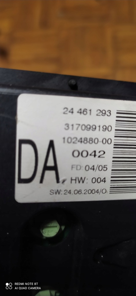 фото №4, 24461293 da vectra c дисплей екран ekranik