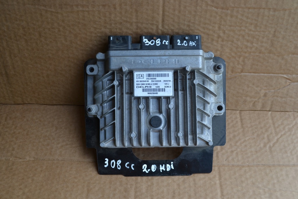 фото №1, Бортовой компьютер двигателя peugeot 9666266480