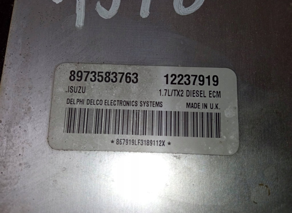 Бортовой компьютер двигателя opel combo Недорого