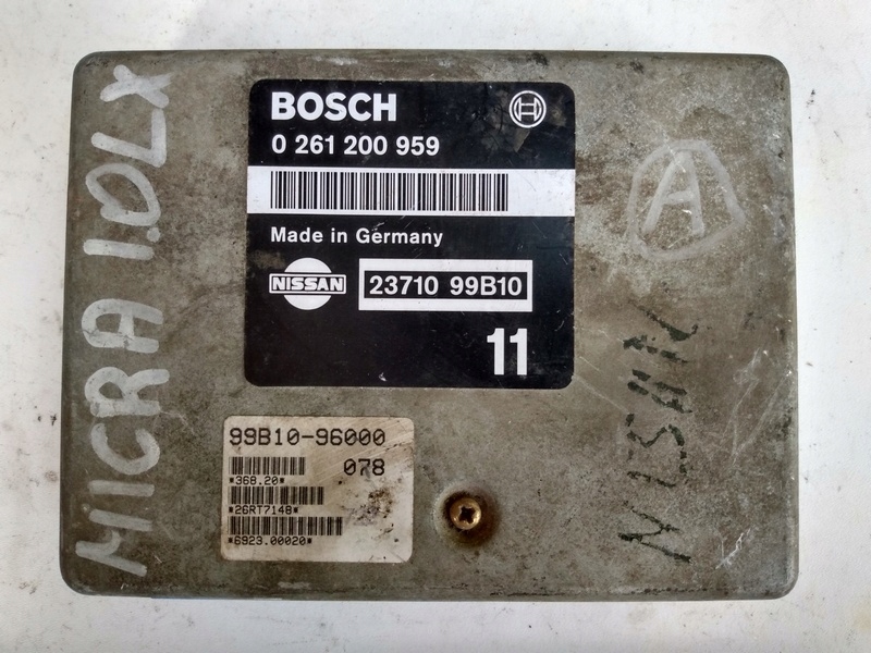 фото №1, Блок управления двигателя 2371099b10 nissan micra