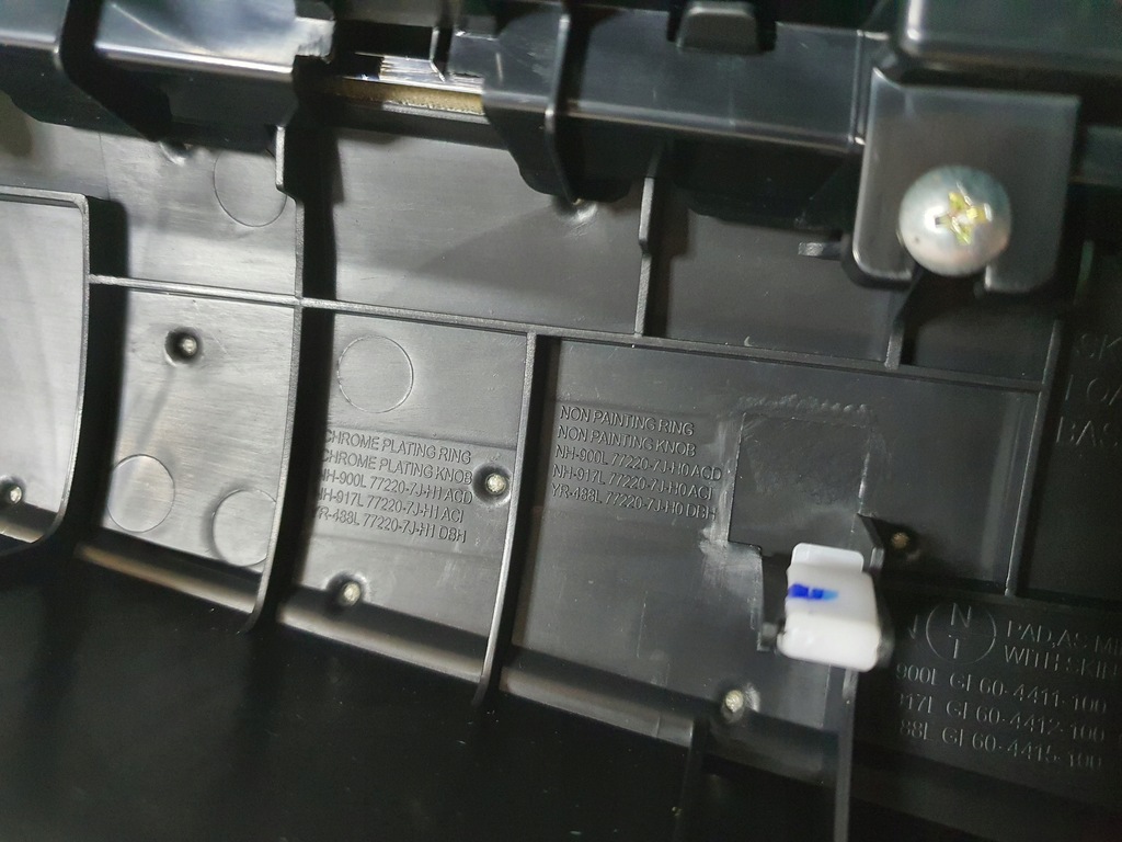 фото №11, Решётка обдув рамка dekor радио молдинг honda hrv