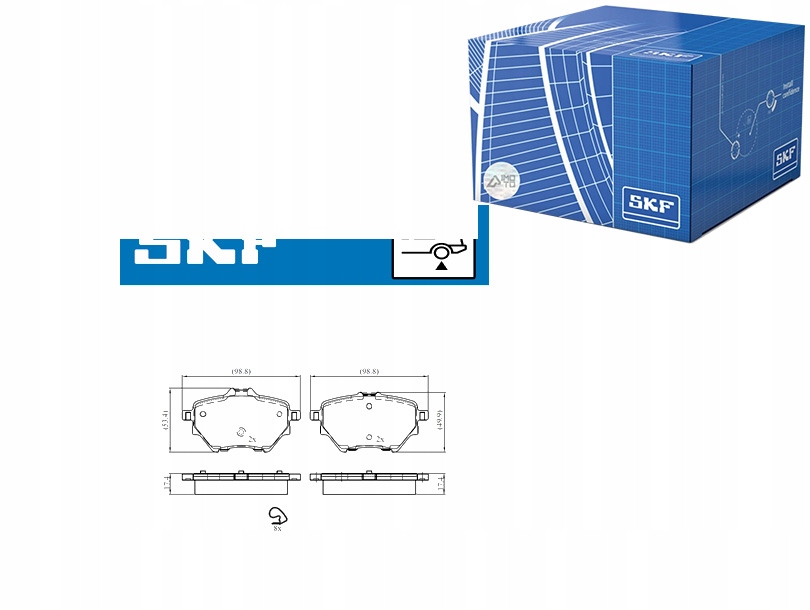 фото №1, Тормозные колодки тормозные citroen opel peugeot toyota berlingo berlingo ii c4