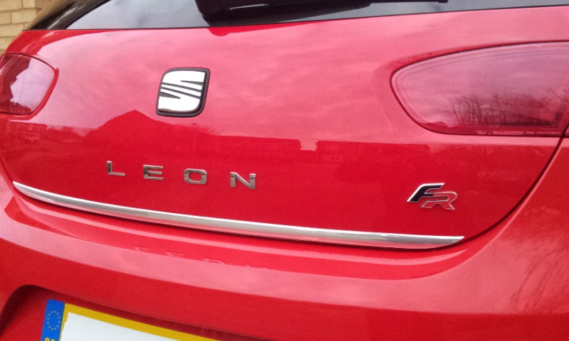 фото №12, Seat leon ii hb - молдинг хром хромированная na крышка