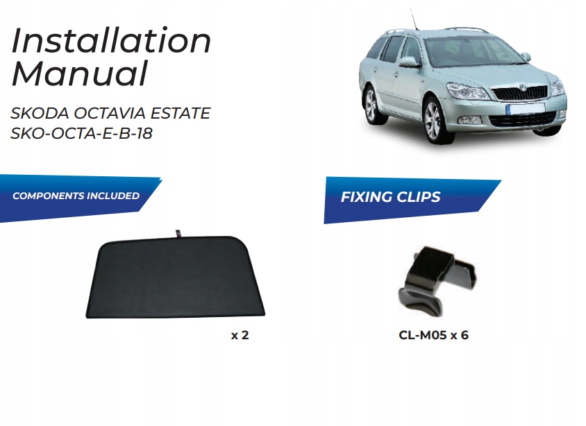 фото №13, Шторки бічний skoda octavia kombi 04-13 захист шторка сонцезахисні