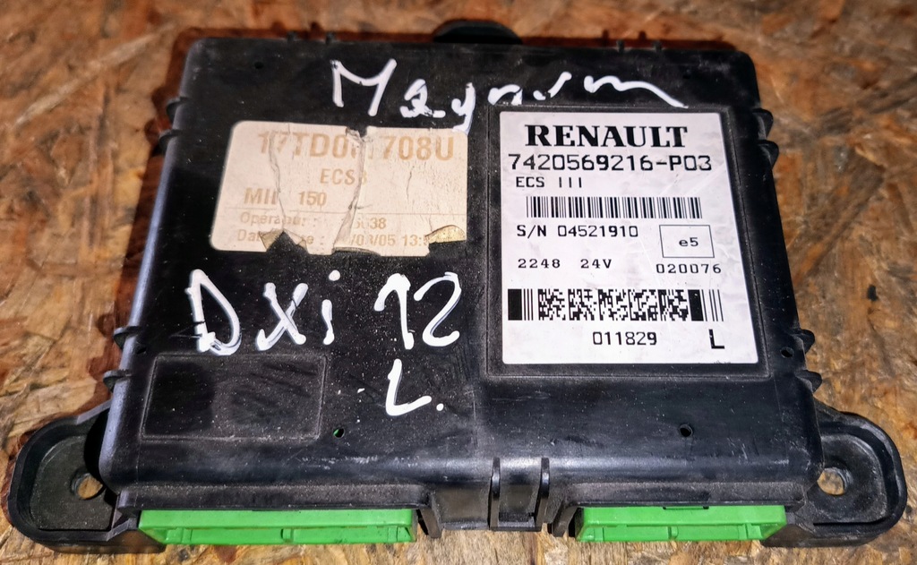 фото №1, Блок керування ecs iii renault dxi magnum