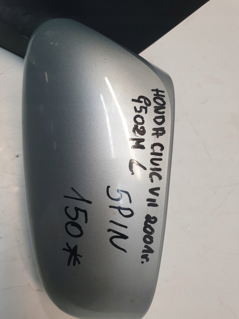 фото №7, Зеркало левая 5 pin honda civic vii 2001 roku код лакокрасочного покрытия 4502m