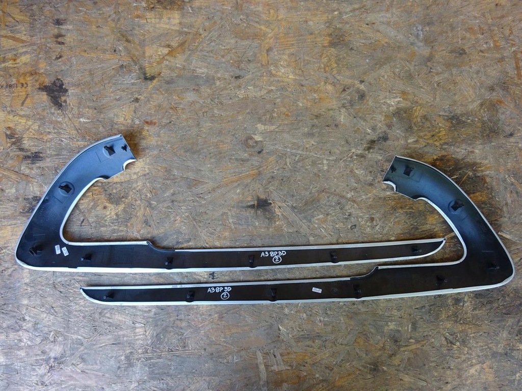 фото №10, Audi a3 s3 8p 8p3 3d накладки декоры дверь перед алюминий s-line