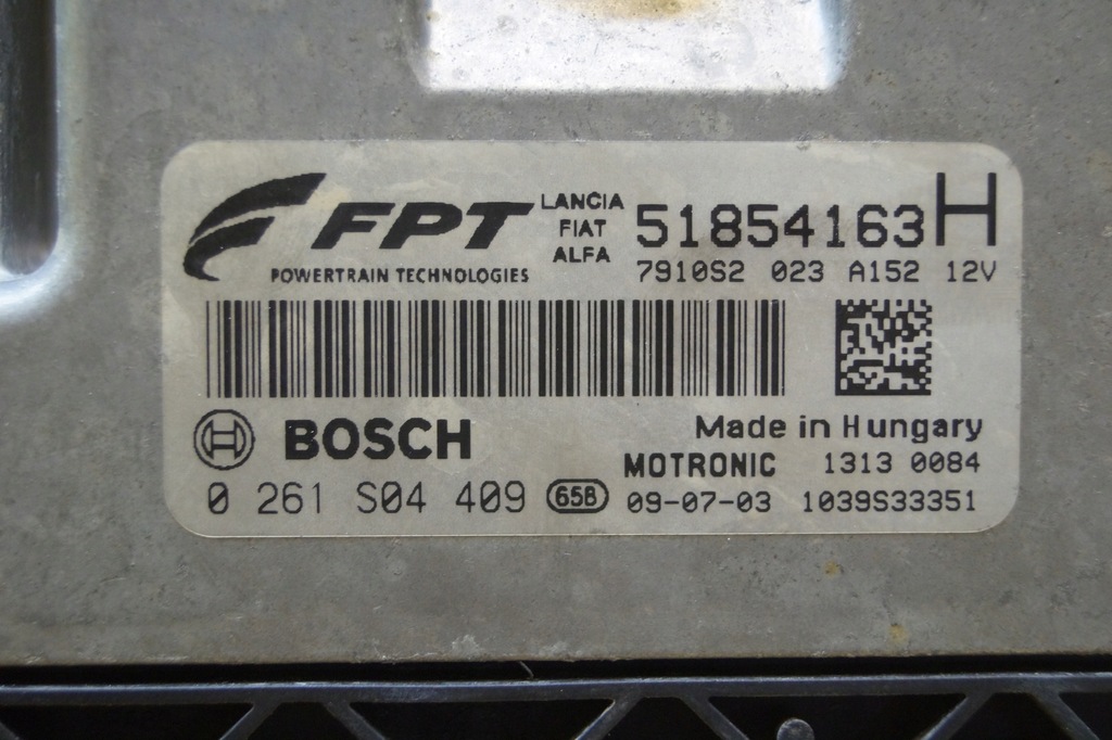 фото №7, Бортовой компьютер двигателя alfa romeo mito 1.4 51847163h