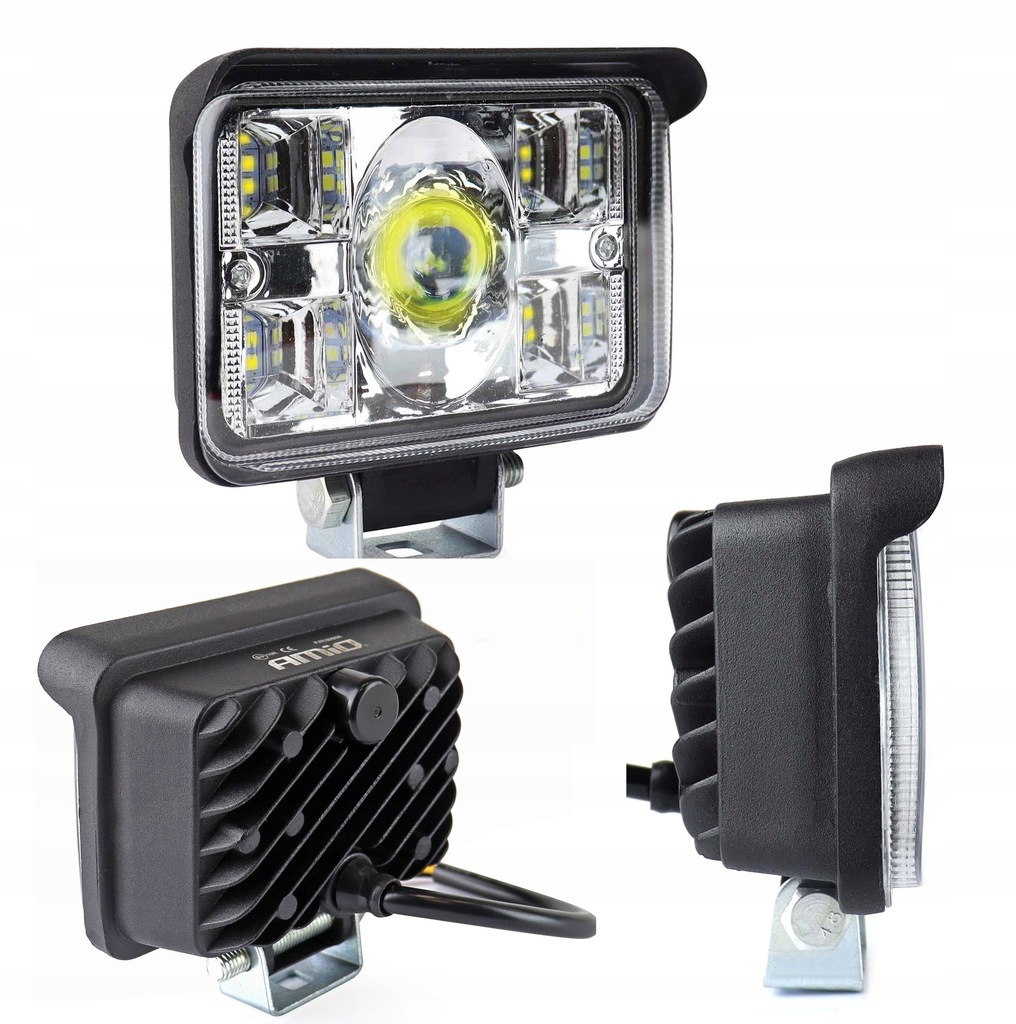 фото №1, 2w1 лампа рабочая led combo led bar 45w 3400lm e9