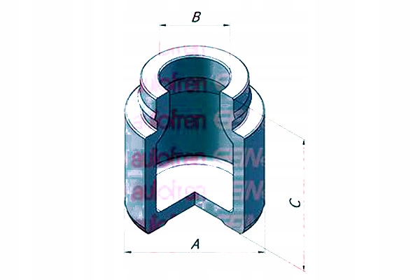 фото №2, Поршень тормозной lexus перед gs is sc 93-10 autof