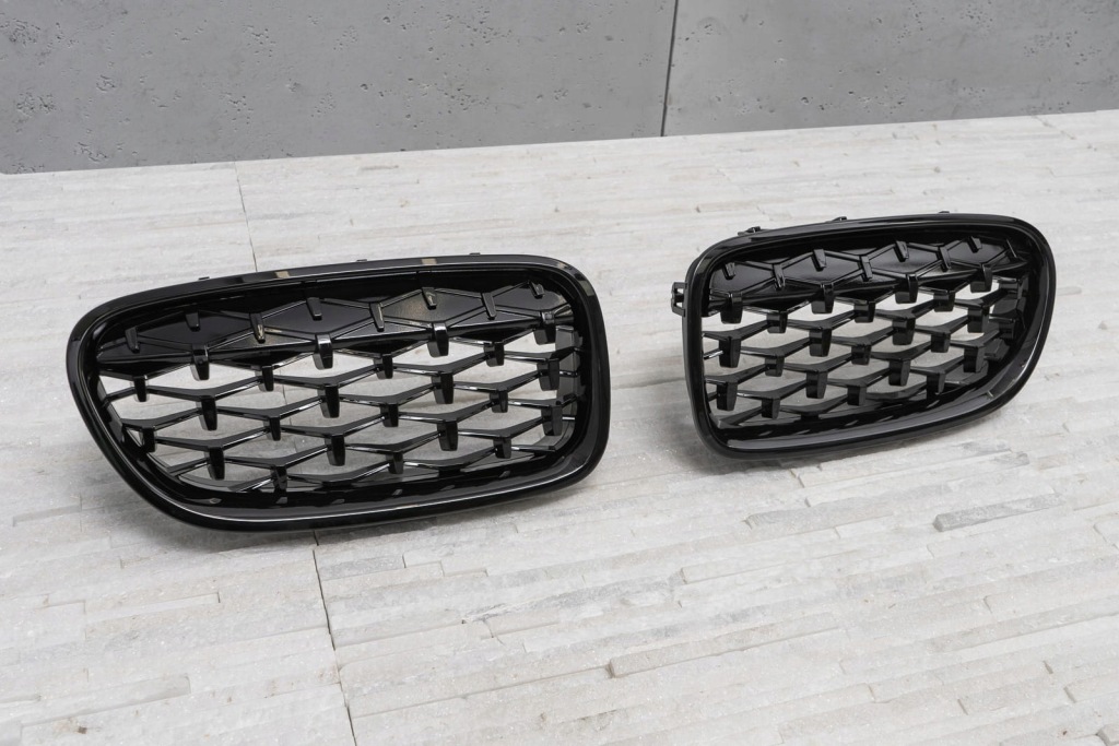 фото №8, Bmw seria 5 f10 09-17 решітка радіатора чорний передній diamond