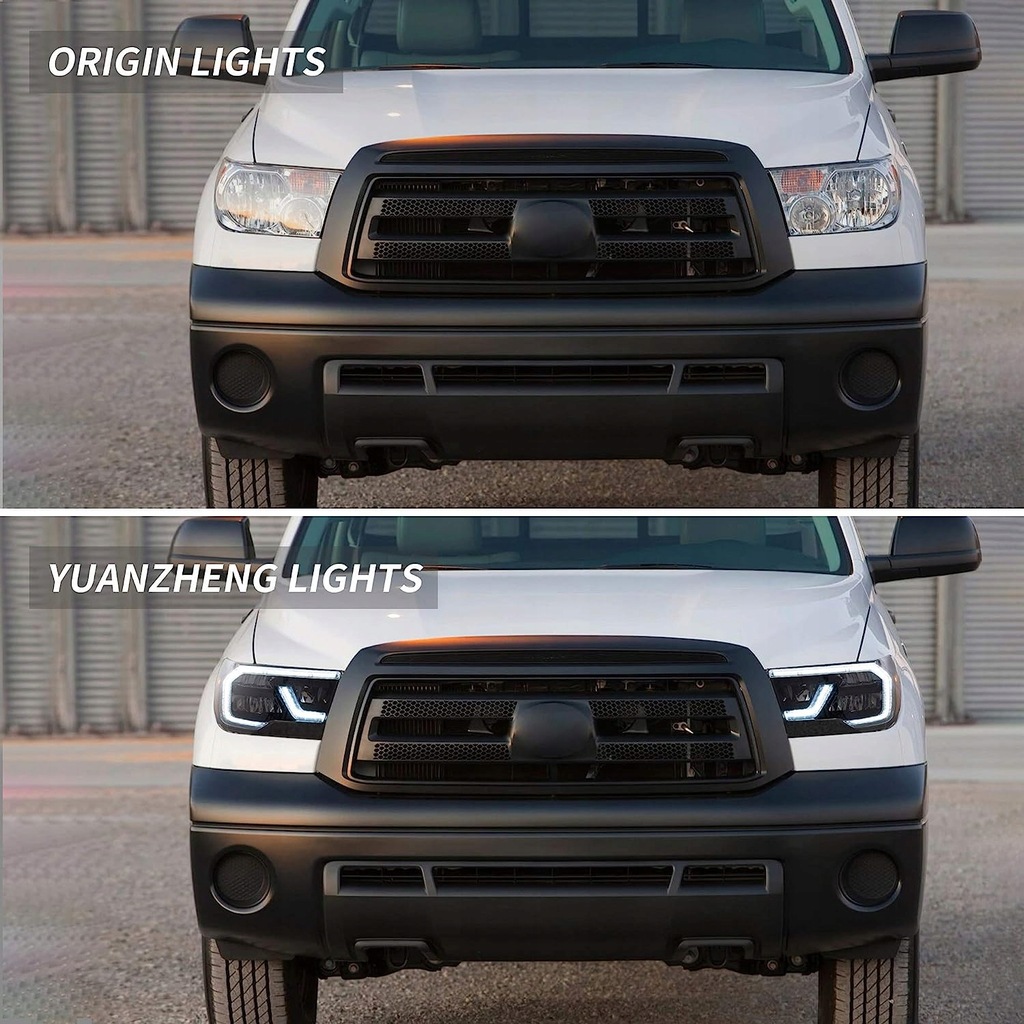 фото №9, Лампа лампы передние комплект +накладки led vland europa toyota tundra 2007-13