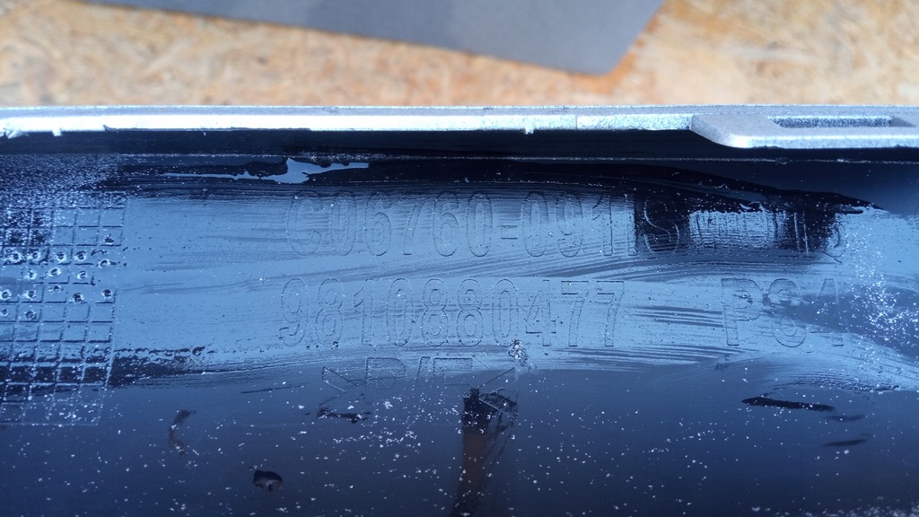 фото №12, Peugeot 3008 5008 ii 16- накладка нижняя спойлер бампера перед 9810880477