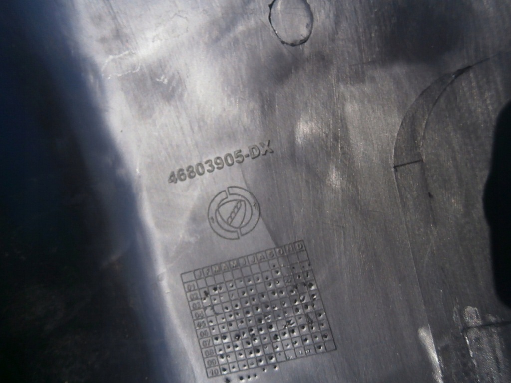 фото №5, Nowe oryg підкрилок задня праве albea 02-12 46803905