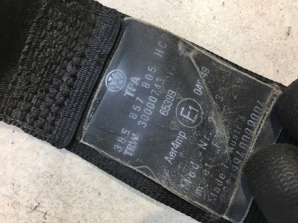 фото №8, Pas безпеки лівий задня passat b5 3b5857805