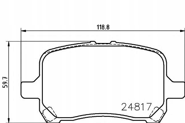 фото №1, Textar тормозные колодки тормозные chevrolet перед hhr malibu