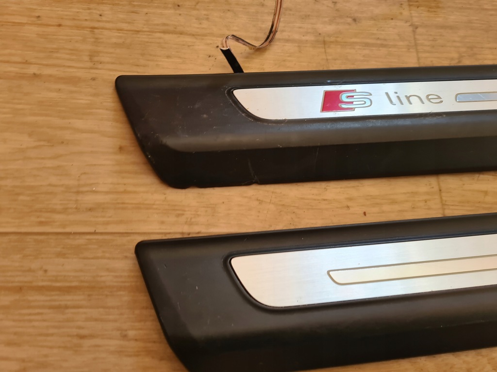 фото №5, Audi q7 4m s-line накладки порогові накладки підсвічувані