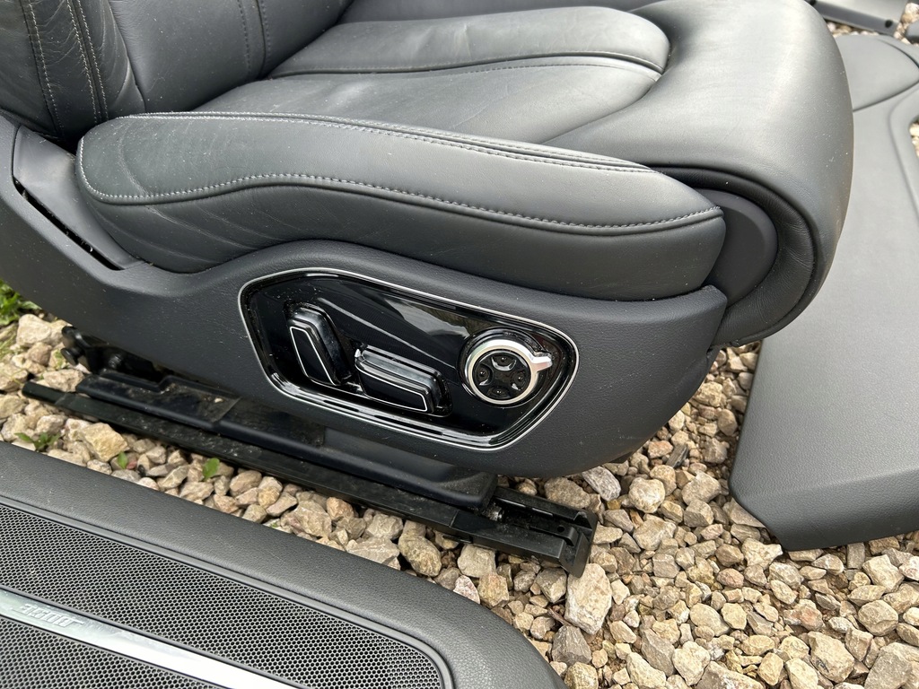 фото №16, Сидіння шкіра sokórzane чорні з підігрівом електрика audi a8 d4 4h0