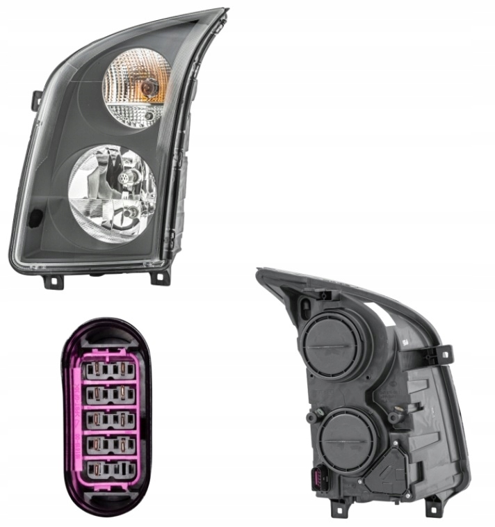 фото №1, Фара лампа лівий vw crafter 05-13 hella