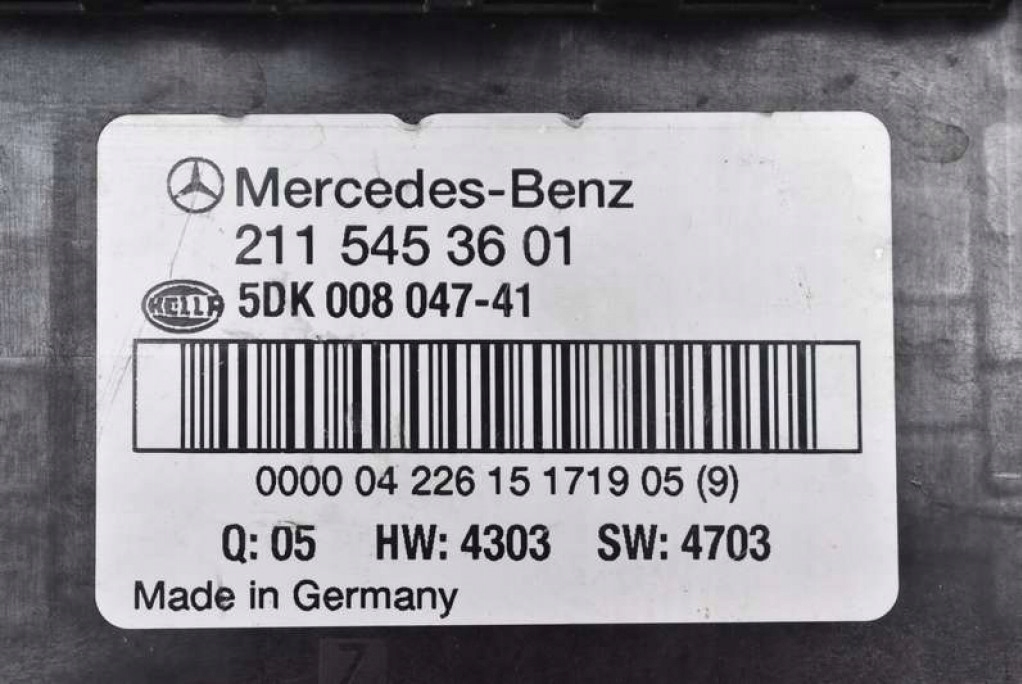 фото №7, Модуль комфорта 2115453601 mercedes cls c219 w219 3.5 v6 272 km 04-08