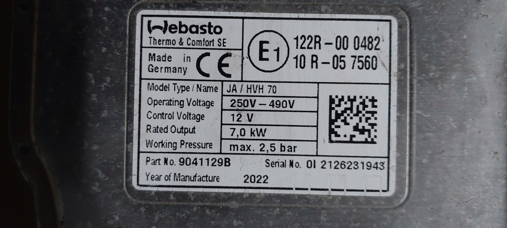 фото №3, Нагрівач betrii jeep wrangler jl mopar