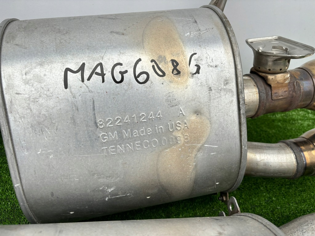 фото №9, Corvette c7 14-19 rok 2x гасник 2x каталізатор вихлоп 82241243 mag608g