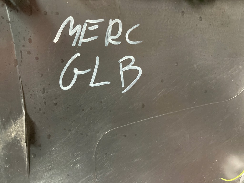 фото №13, Накладка нижняя диффузор спойлер бампера заднего mercedes glb a247 x247