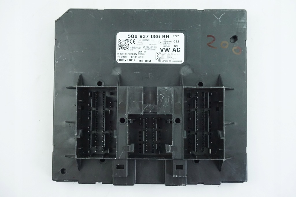 фото №1, Модуль комфорту bcm vw passat b8 5q0937086bh