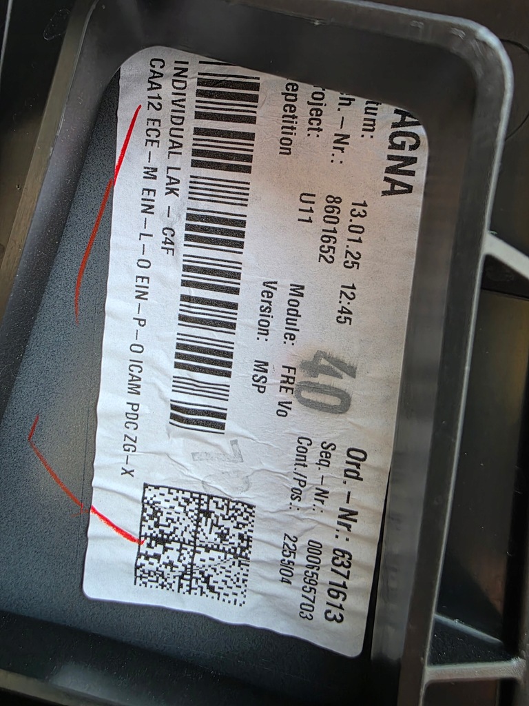 фото №15, Бампер передній bmw x1 u11 m набір камера новий 6xpdc джгут kompletny eu