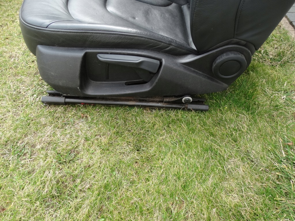 фото №9, Audi a4 b8 sedan 08-15 сидіння заднє сидіння czarna шкіра підлокітник обшивки